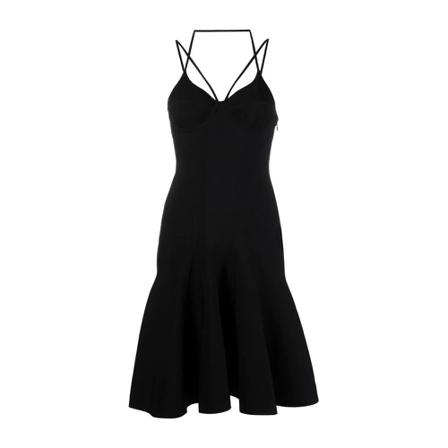 Alexander McQueen Short Kjole Sort, Dame