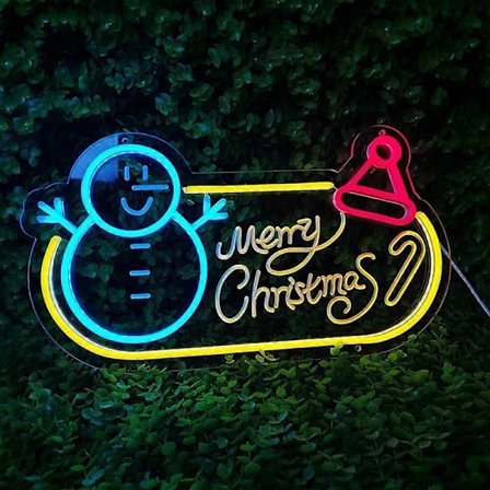 LED Neon Lys USB Drevet, Jule Neon Skilt, Jule Neon Skilt, Juledekoration, Jule Neon Lys, Neon Jule Skilte Custom Neon Skilt, Co