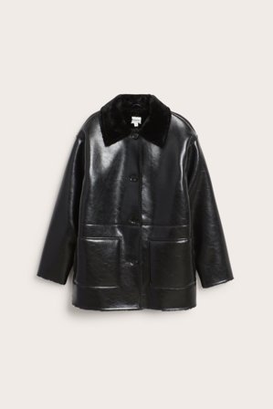 Kappahl | Jakke i kunstlær | Svart