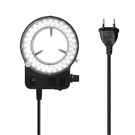 LED Rund Lampe for Mikroskop Lampe for Mikroskop Justerbar Lysstyrke Mikroskop Lampe