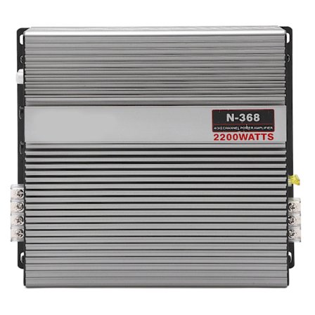 12V 2200W Silver Universal Bilstereo Förstärkare Ljud Subwoofer Förstärkare för Bil