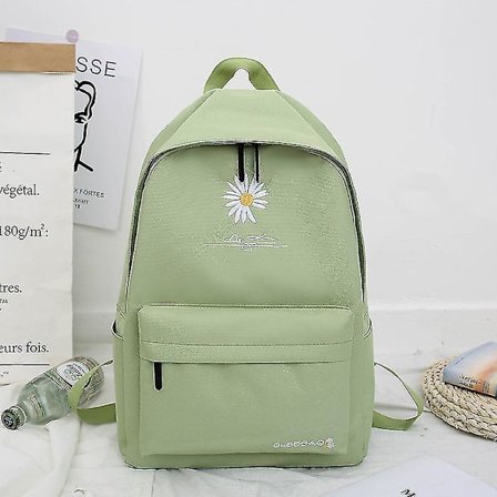 Daisy Canvas Youth Student Ryggsäck Grön -