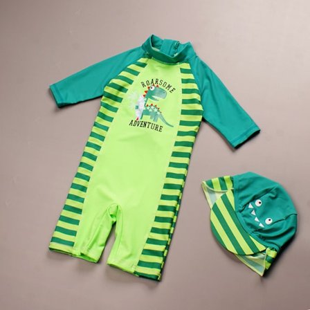 Børns svømmebukser med svømmehætte Hurtigtørrende solcreme