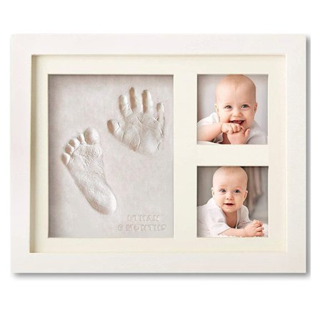 Baby Fotavtrykk og Håndavtrykk Sett - Minneverdig Bilderamme, Foreldre Bilderamme, Ny Mamma Gave, Nyfødt Nødvendigheter_OF