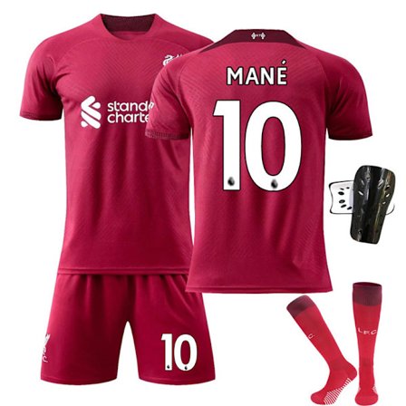 22-23 sæson hjemme No. 11 Salah trøje No. 10 Mane fodbolduniform No. 4 Van Dijk