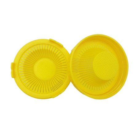 2 stk. Spiring Si Låg Planteskærm Låg GUL