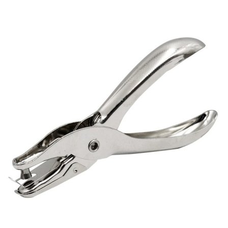 Enkelt Hul Puncher Metal 6mm Pore Diameter Punch Tang Hånd Papir Scrapbooking Punches