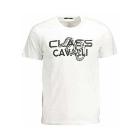 Cavalli Class, T-Shirts Wit, Heren, Maat:ONE Size