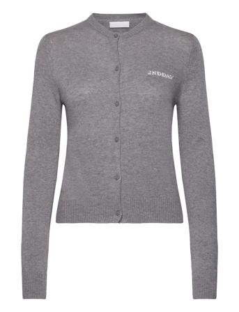 2Nd Vinny Tt - Soft Wool Blend 2NDDAY Grey