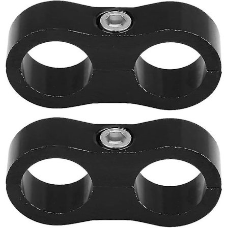 Slange Separator Klemme, An10 Aluminium Legering Slange Separator Klemme Fitting Adapter Beslag Universalblack2cs)