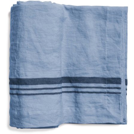 Top drawer Duk LORRY i linné, stripe, Misty Blue | Inredning > Textil > Duk | Bagaren och Kocken