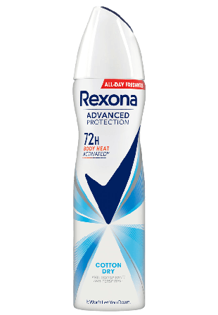 Rexona 72h Advanced Protection Antiperspirant Deo Spray Unisex 150 ML