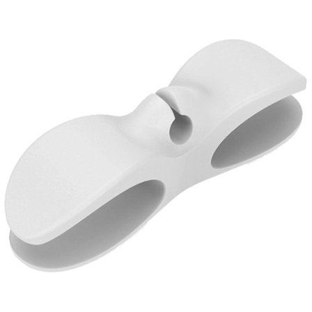 Silikone Ledningsoprulnings Organizer Clip Holder Kabler Opruller Til Køkkenmaskiner 2023 Ny hvid