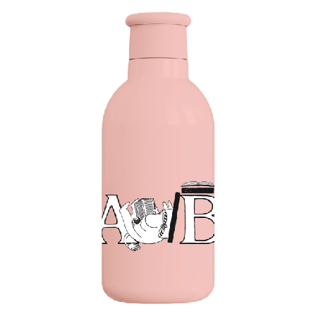 Rig-tig Moomin ABC termosflaska 0.5 l. Kök & matlagning Rosa 22x7,5 cm