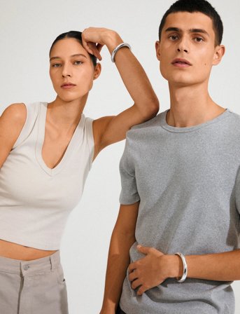 Pilgrim Phase Bangle Silver-Plated - Silver - ONE SIZE