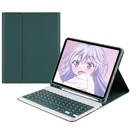 Bluetooth Tastatur Taske Til Ipad Aftageligt Slim Cover Indbygget blyantholder