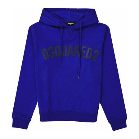Dsquared2, Hoodies Niebieski, Mężczyzna, Rozmiar: L