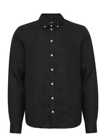 Cfanton Bd Ls Linen Shirt Black Casual Friday