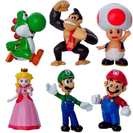 6 kpl Super Mario -hahmoa Söpö lelu Nukkehahmot Keräilylahja 6
