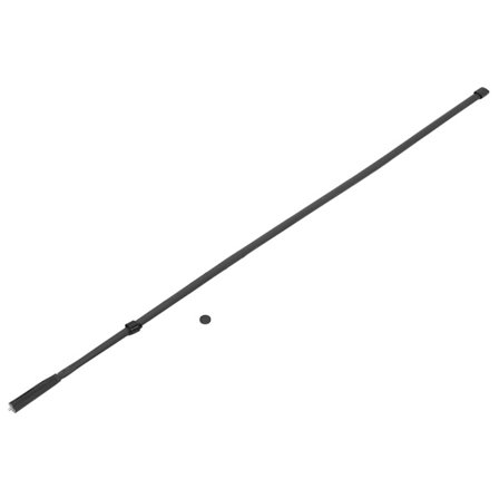 Foldbar forlæng taktikantenne SMA hunhoved dobbelt frekvens VHF UHF til WalkieTalkie (72 cm)