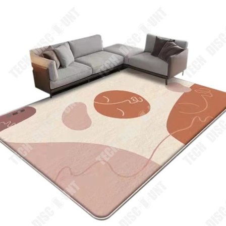 Teppe - TD - Imitasjon av kasjmir - 120x160 cm - Rektangulær - Maskinvaskbar