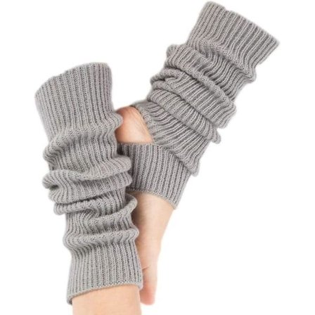 Strikkede yogastrømper, strikkede benvarmere dame vinter varme strikkede hæklede benvarmere til Ascergery Yoga