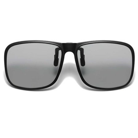 Uppfällbara Solglasögon Clip-On Grå