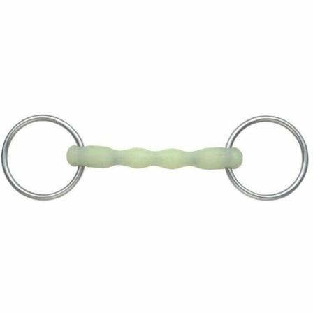 Shires Equikind Ripple Mullen Mouth Horse Lös Ring Snaffle Bi