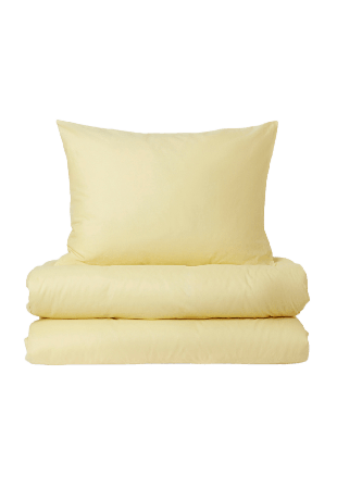 Åhléns Home Bäddset INES 150x210 cm Sängkläder Gul 150X210CM