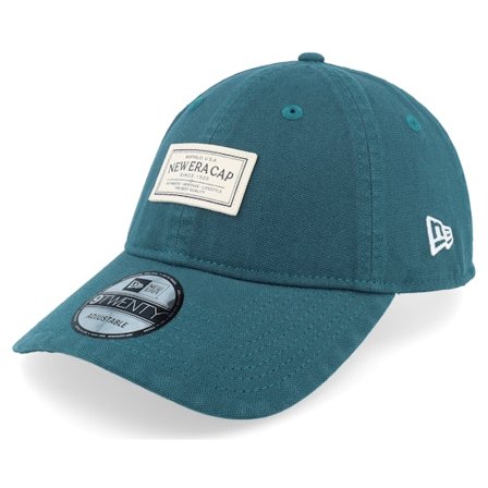New Era - Grün unconstructed Cap - Ne Canvas 9TWENTY Petrol Dat Cap / Unstructured @ Hatstore