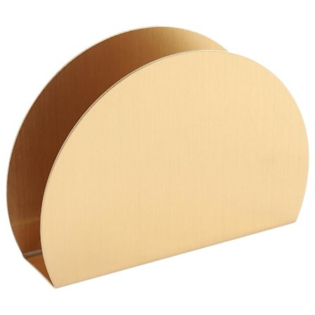 Nordisk Hjem og Bryllup Dekoration Bord Serviet Holder Stativ Guldbelagt Rustfrit Stål Opbevaring Tow