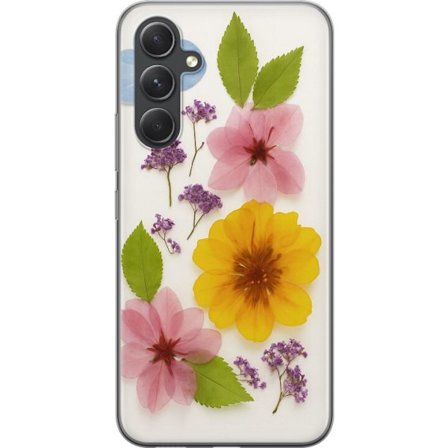 Yhteensopiva Puhelinkuori Samsung Samsung Galaxy A55 Painetut kukat