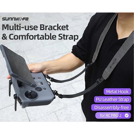 Fjernkontrollhenger Demonteringsfri Brakett Halsstropp Skulderbelte Snor for DJI RC Pro 2 Mavic 4 Pro