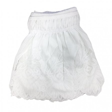 Beige Vintage Heklet Blonder Elastisk Sengekant 2_100x200cm