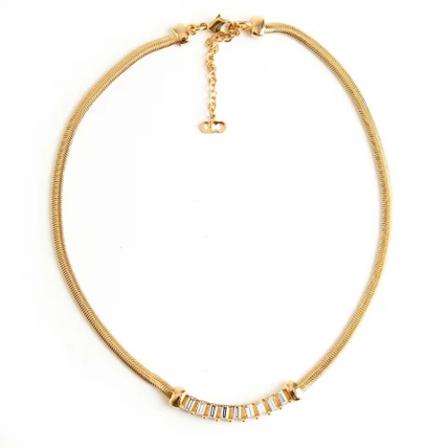 Dior Vintage - Vintage Smycken - Gul - Dam - Storlek: One Size, Dam, Storlek: ONE SIZE