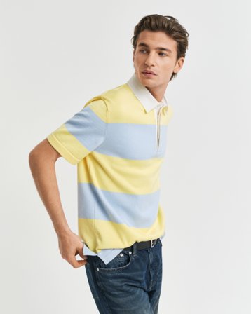 GANT Herren Poloshirt aus Baumwolle mit Streifen (XXXL) Blau