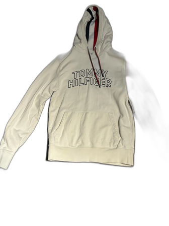 Vit hoodie Tommy Hilfiger