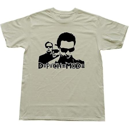 Goldfish Retro Ekologisk bomull Depeche Mode T-shirt för män 3XL