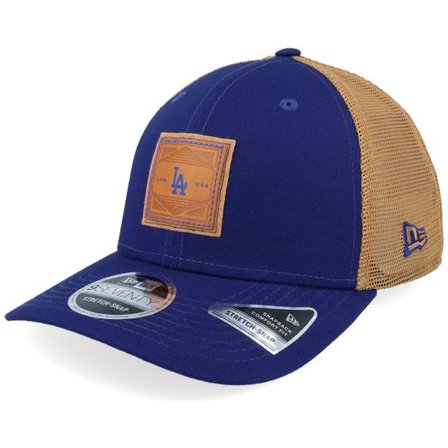 New Era - MLB Blå trucker Keps - Los Angeles Dodgers 9SEVENTY Debossed Logo Royal Trucker @ Hatstore