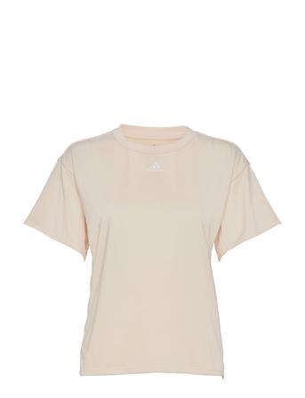 3-Stripes Aeroready Tee W Beige Adidas Performance