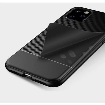 Iphone 11 Pro - Mattsvart Kolfiberskal Svart