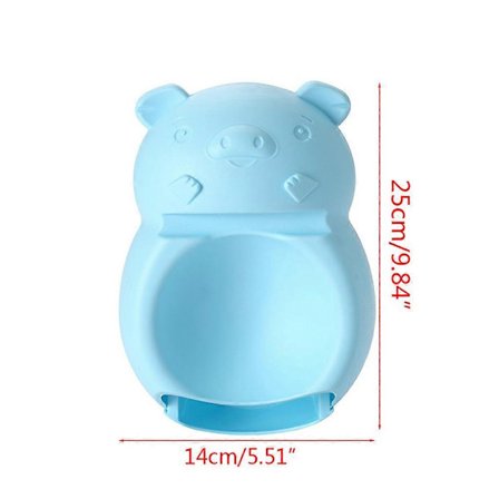 til Kreativ Gris Form Lazy Snack Skål Fad Skuffe Opbevaringsboks Frø Nødde Frugt CGH