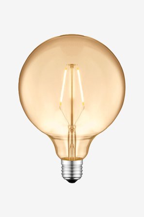 Aneta Lighting - Ljuskälla Glob Ø125 E27 LED - Brun - Ljuskällor & glödlampor - Från Homeroom