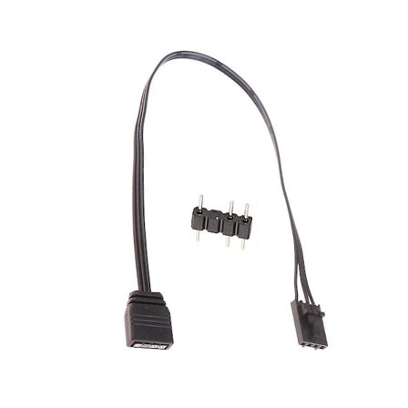 4-pin Rgb -standardi ARGB 3-pin 5v sovitinliitin Rgb-kaapeli 25cm (FMY)