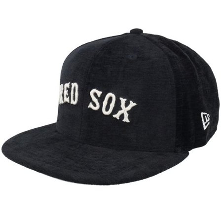 New Era - MLB Svart fitted Keps - Boston Red Sox 59FIFTY Day Black Velvet Fitted @ Hatstore