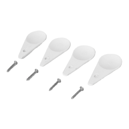 HomeSafety Lådstopp Safetystop 4-pack Barnsäkerhet Vit