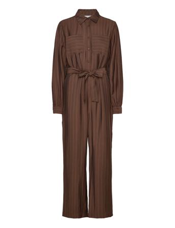 Mschhaura Joanita Jumpsuit Stp MSCH Copenhagen Brown
