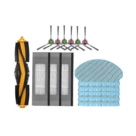 Reservdelar för Debot Ozmo 920 / 950 / T5 / 2 Hybrid Robotdammsugare - Huvudborste, Sidoborste, HEPA-filter, Mopp