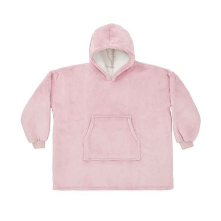 Brand Lab Barn/Barn Glow In The Dark Oversized Hoodie Filt 8-13 År Blush Rosa