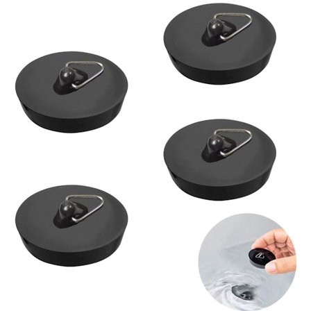 Universal Badekarsprop 4 Stykker - Vaskprop - Afløbsprop - Vaskeprop - Prop